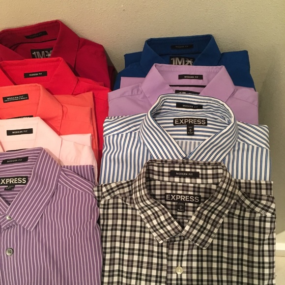 🔥MEGA SALE🔥Men’s Express Shirts LIKE NEW - Picture 2 of 5